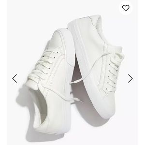 Madewell sidewalk low leather sneaker
